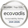 EcoVadis Silver Sustainability Rating